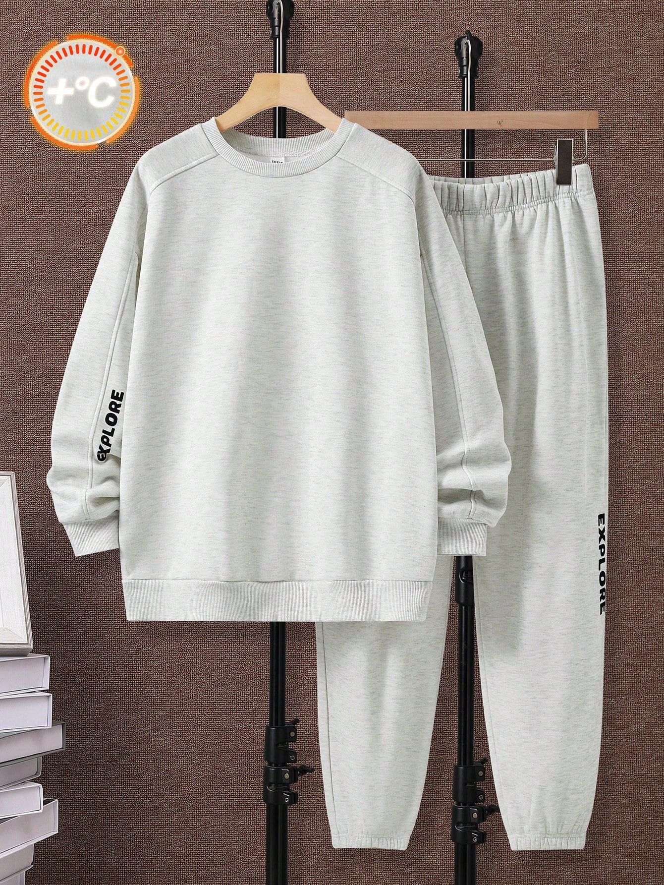 Teen Boys Casual Loose Fit Two Piece Set, Boys Winter Clothing, Toddler Boy Fall Outfit