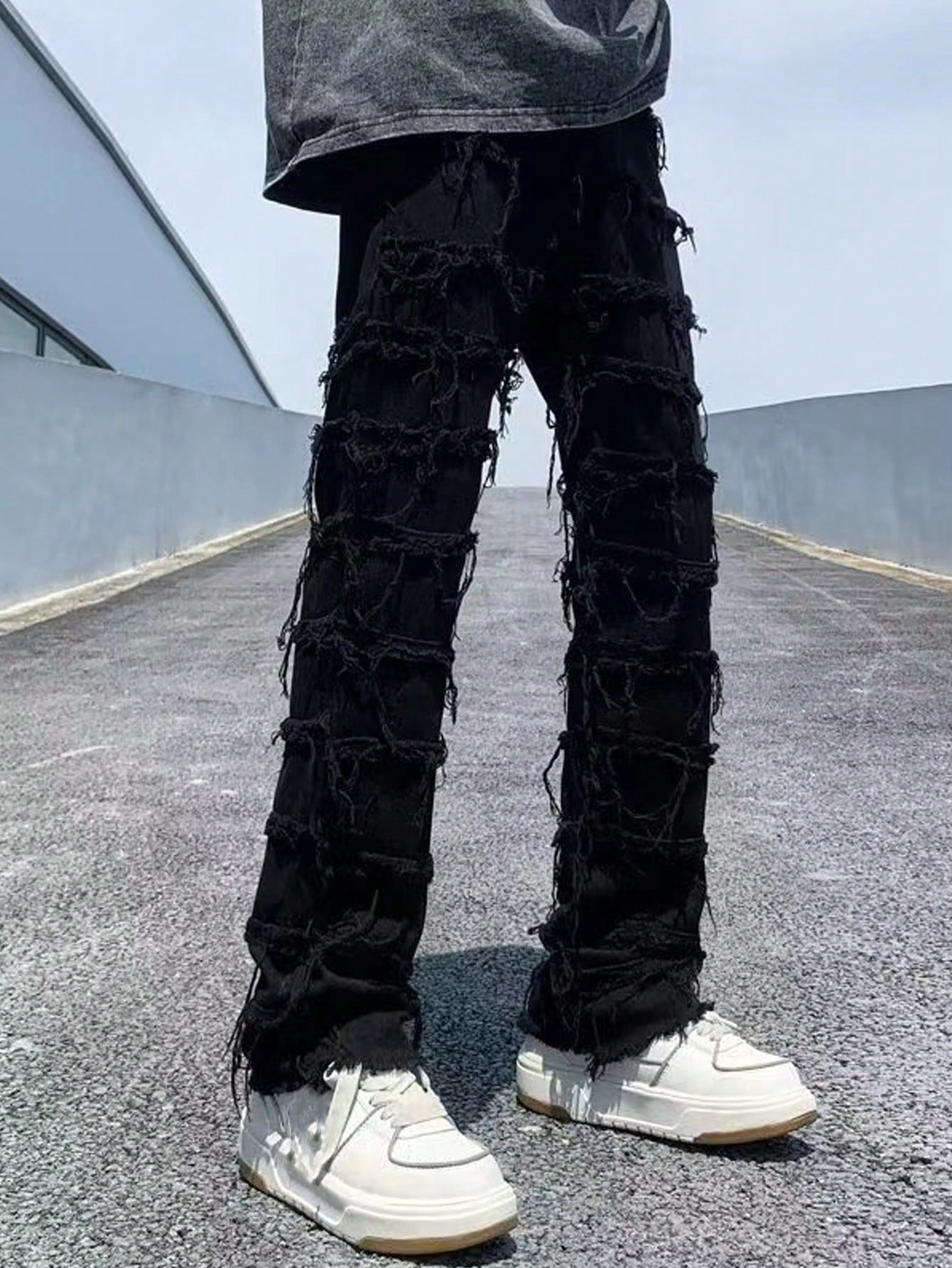 Teens Fashion Fringe Denim Jeans, Casual And Everyday Wear