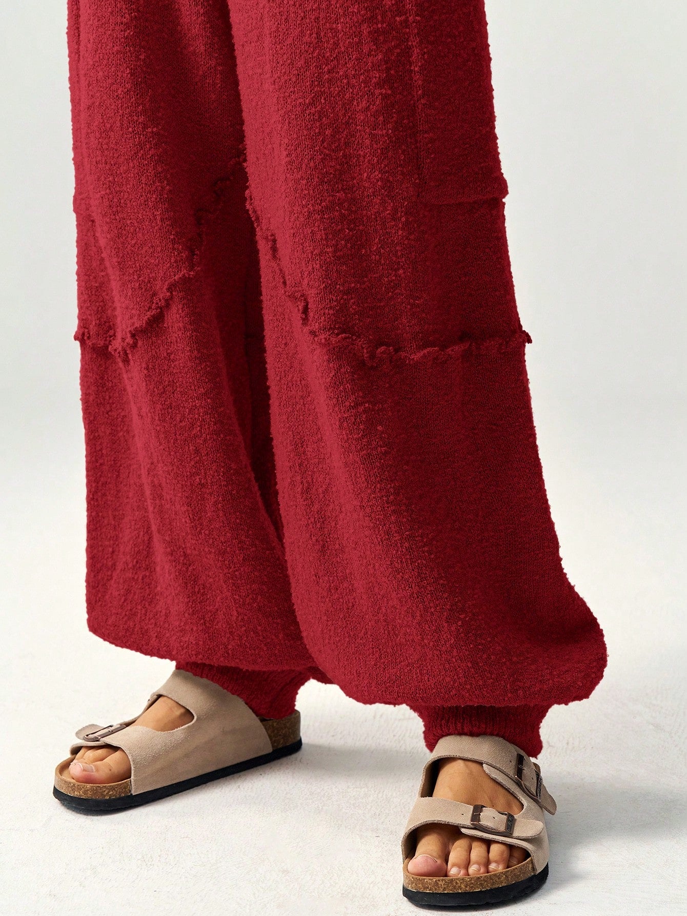 High Waist Loose Drawstring Harem Pants For Women