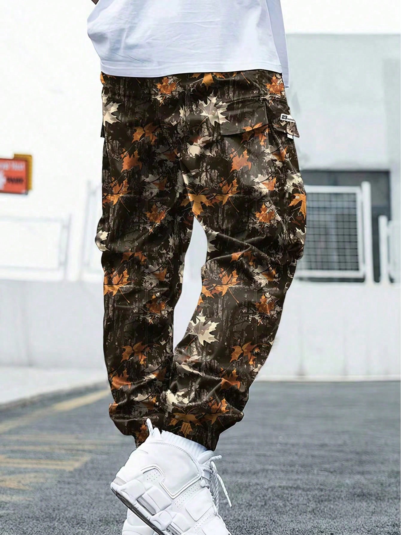 1pc Teens/Boys Casual High Street Trendy Sports Training Outdoor Cargo Pants With